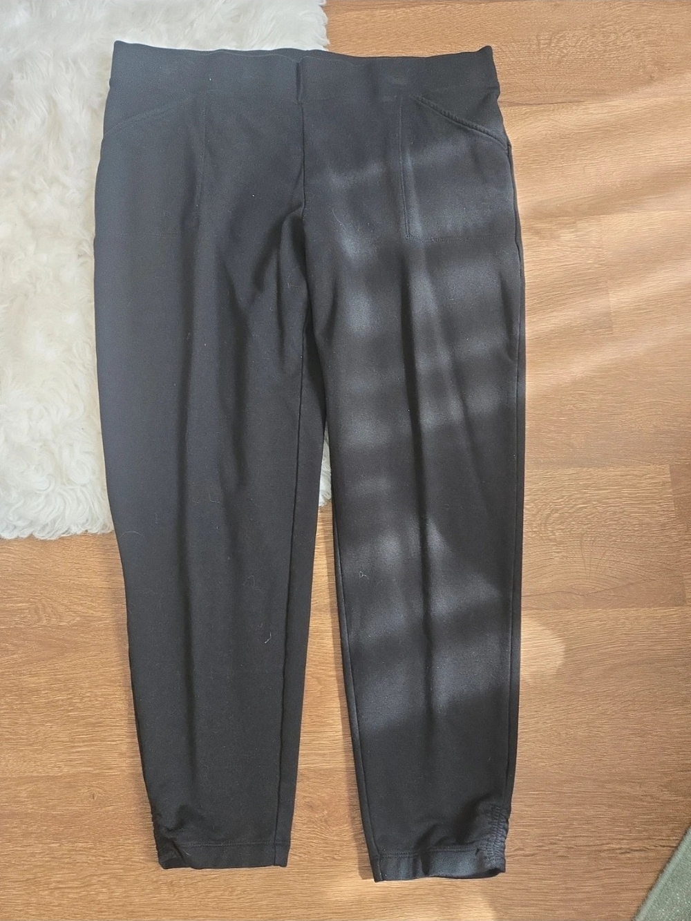 J. Jill Black Cropped Active Pants